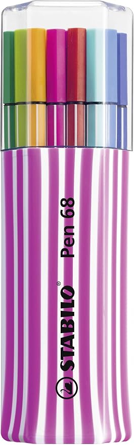 STABILO Pen 68 - Pennarello Premium - Astuccio da 15