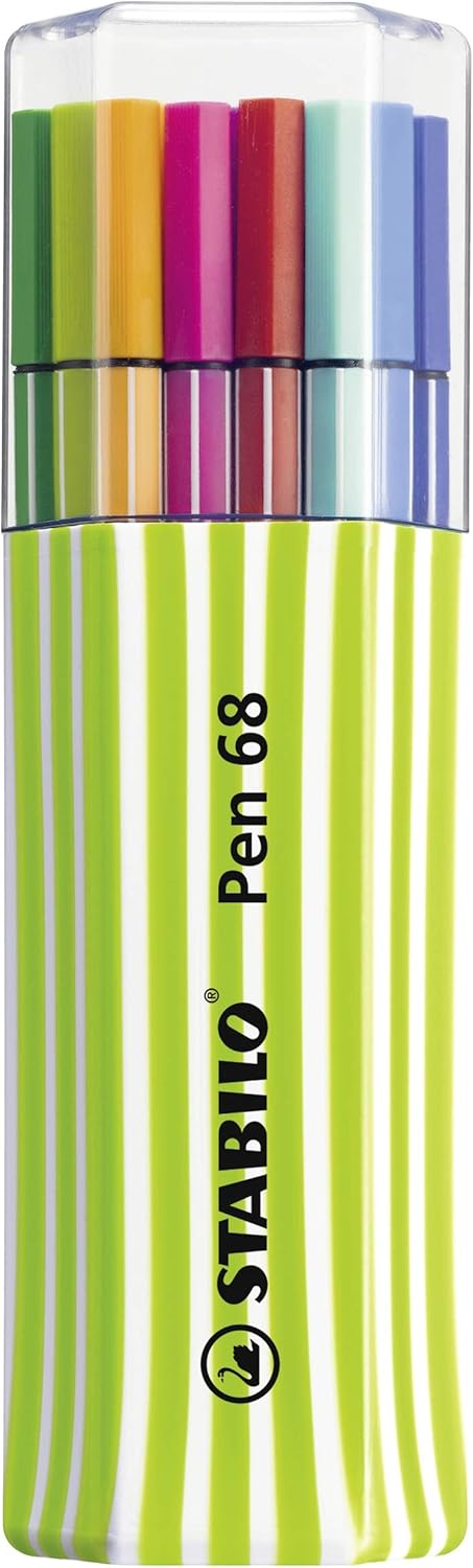 STABILO Pen 68 - Pennarello Premium - Astuccio da 15