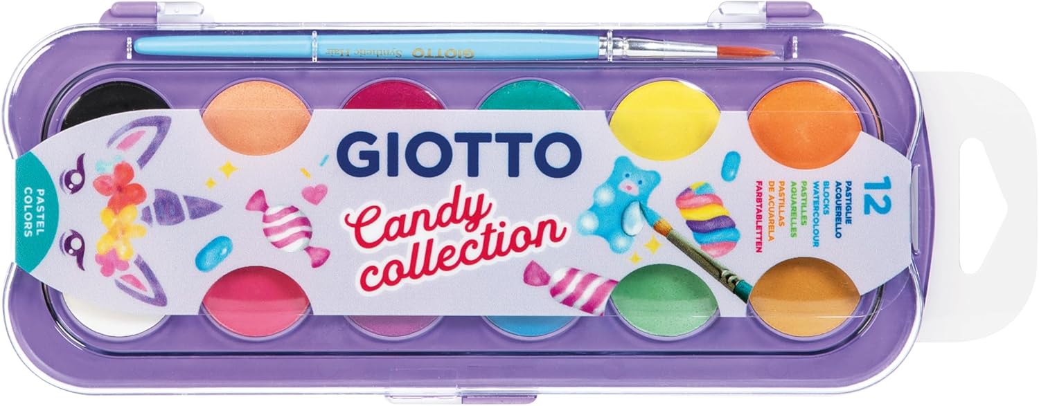 GIOTTO Candy Collection Acquerelli - 12 pz