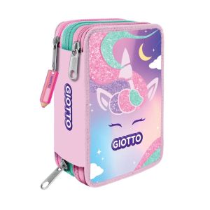 Giotto Catty Candy Astuccio 3 Zip Unicorn