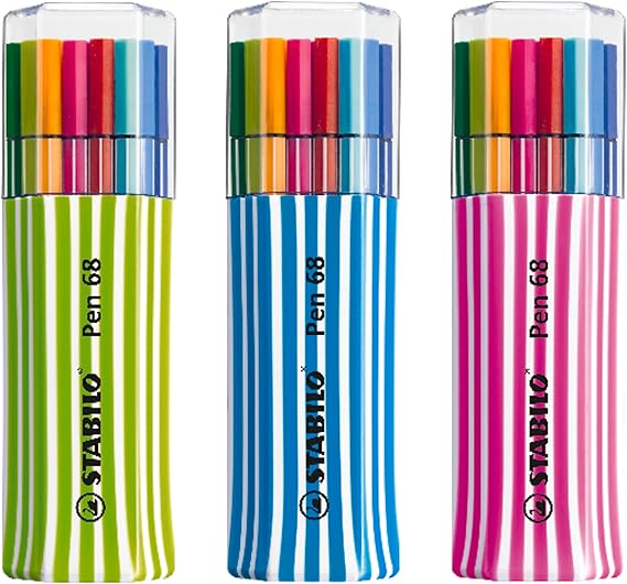 STABILO Pen 68 - Pennarello Premium - Astuccio da 15