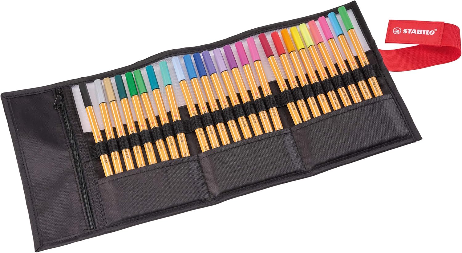 STABILO point 88 - Fineliner - Rollerset con 25 colori assortiti - ARTY Edition