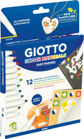GIOTTO Decor Materials - Pennarelli Multisuperficie 12 pz