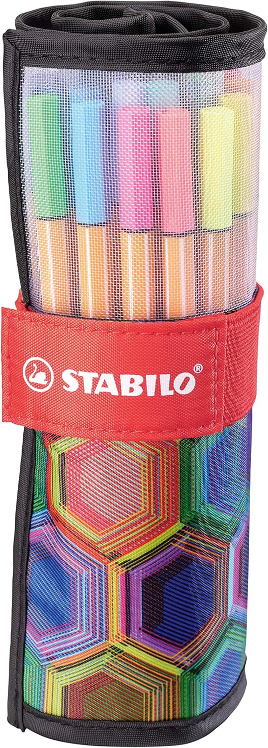 STABILO point 88 - Fineliner - Rollerset con 25 colori assortiti - ARTY Edition
