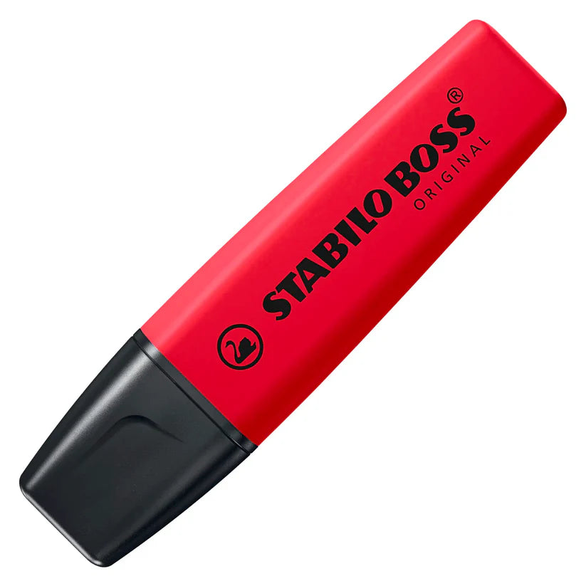 Evidenziatore Stabilo Boss Rosso