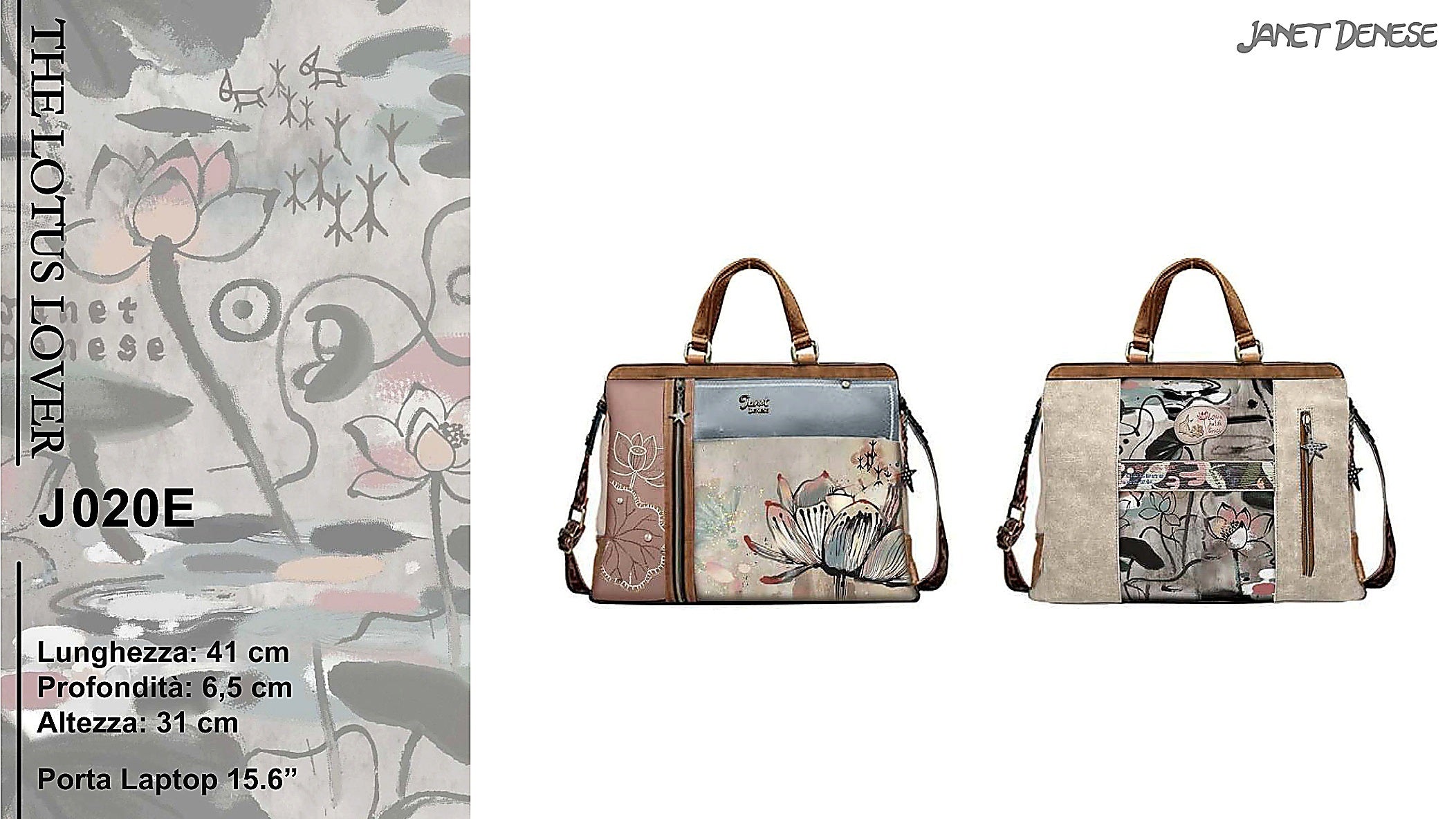 Borsa THE LOTUS LOVER J-020E