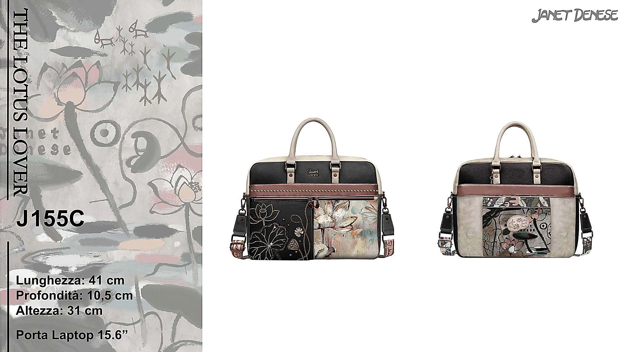 Borsa THE LOTUS LOVER J-155C