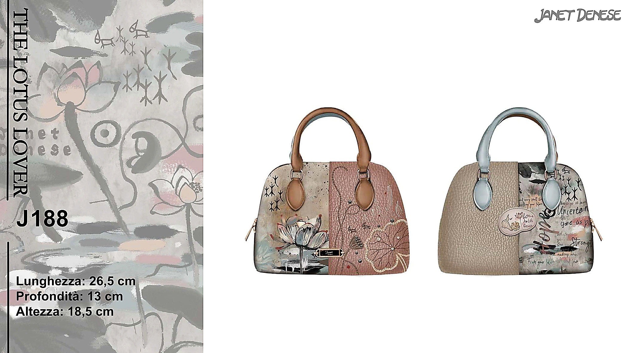 Borsa THE LOTUS LOVER J-188