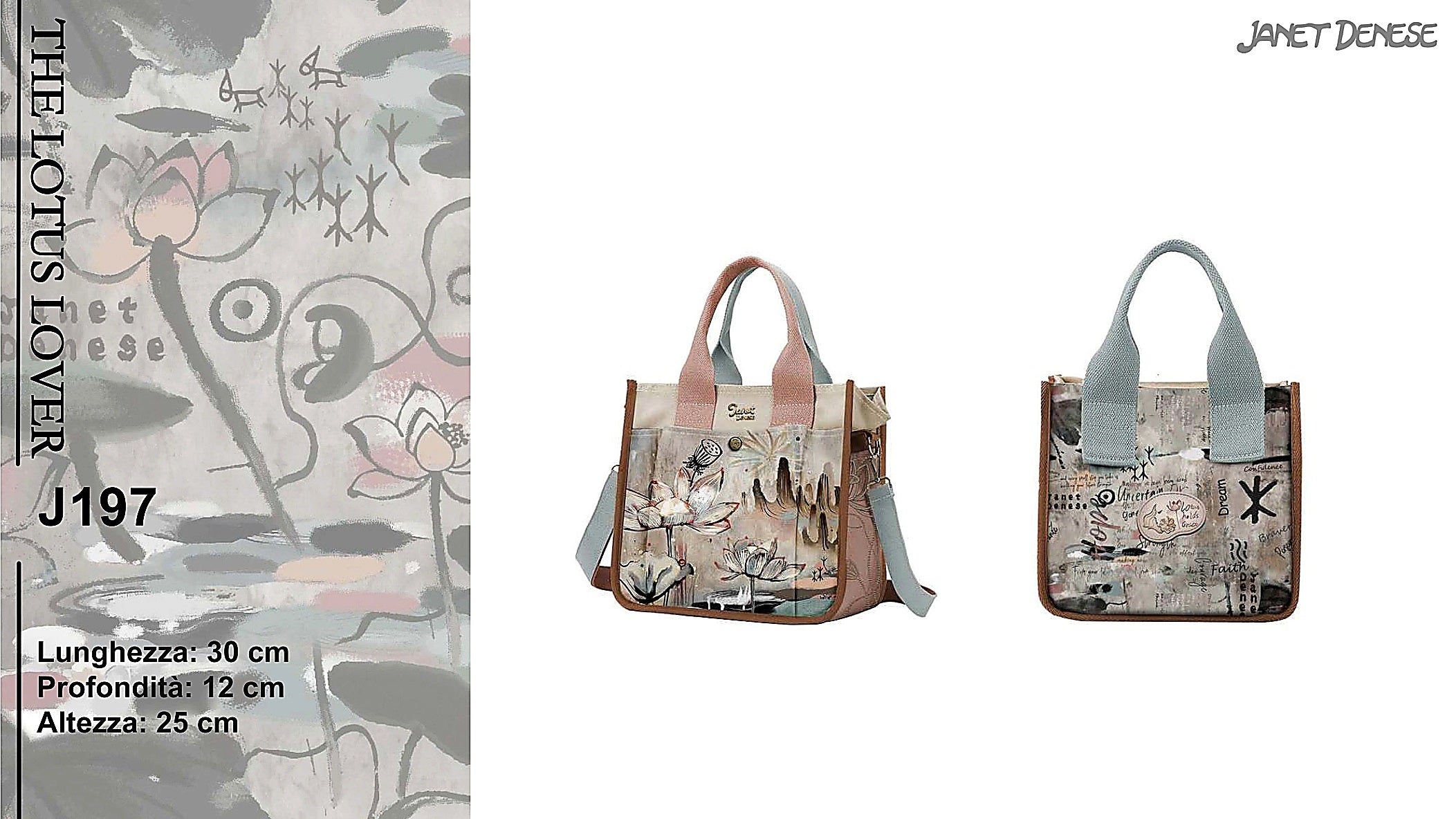 Borsa THE LOTUS LOVER J-197