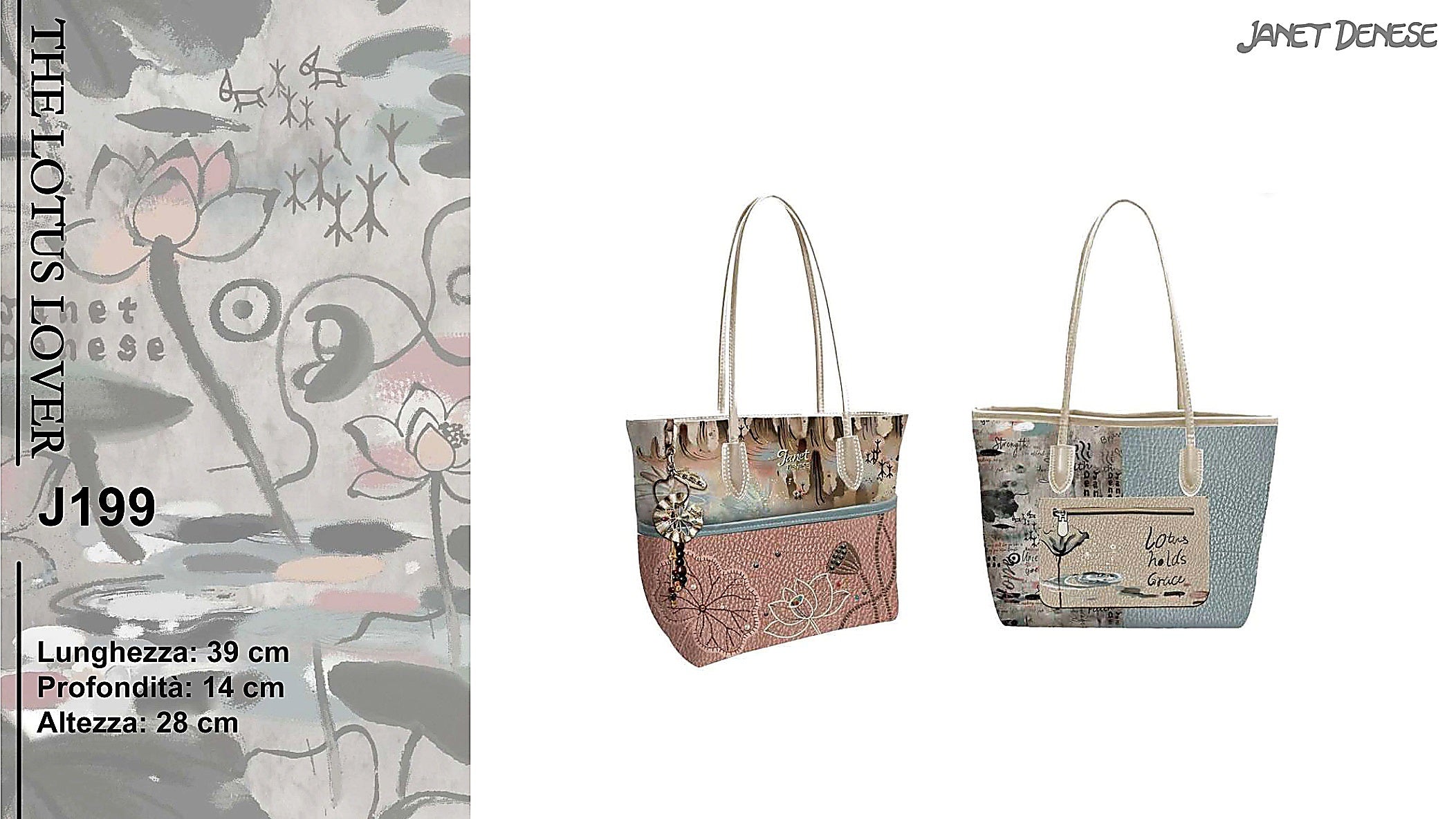 Borsa THE LOTUS LOVER J-199