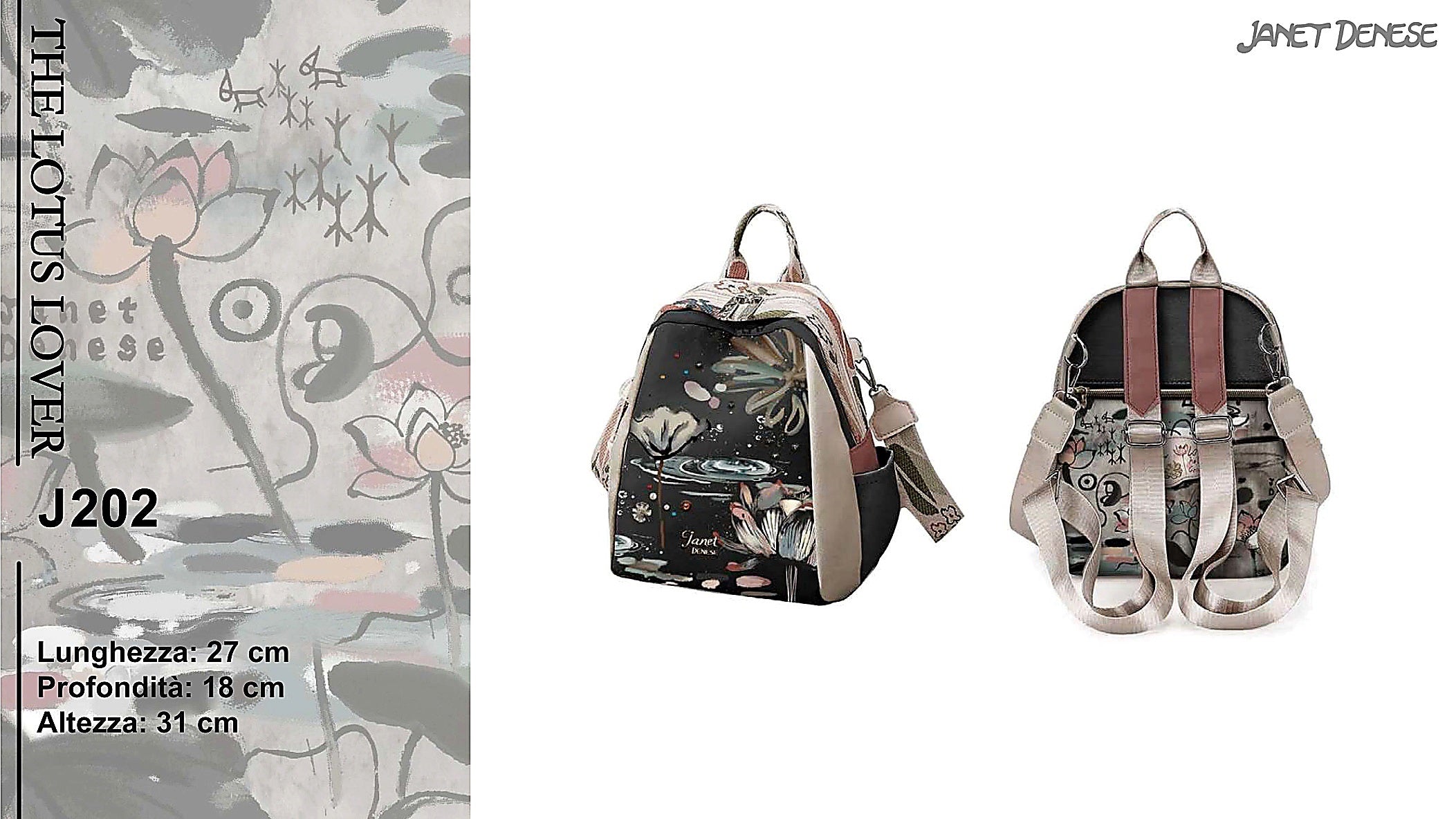 Borsa THE LOTUS LOVER J-202
