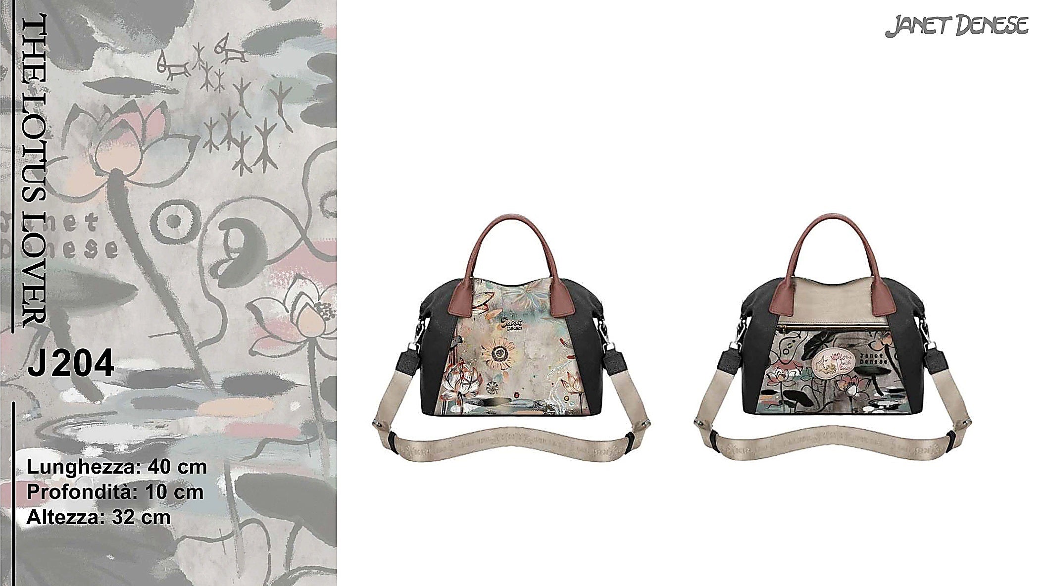 Borsa THE LOTUS LOVER J-204
