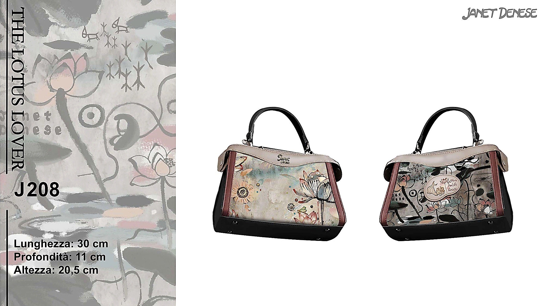Borsa THE LOTUS LOVER J-208