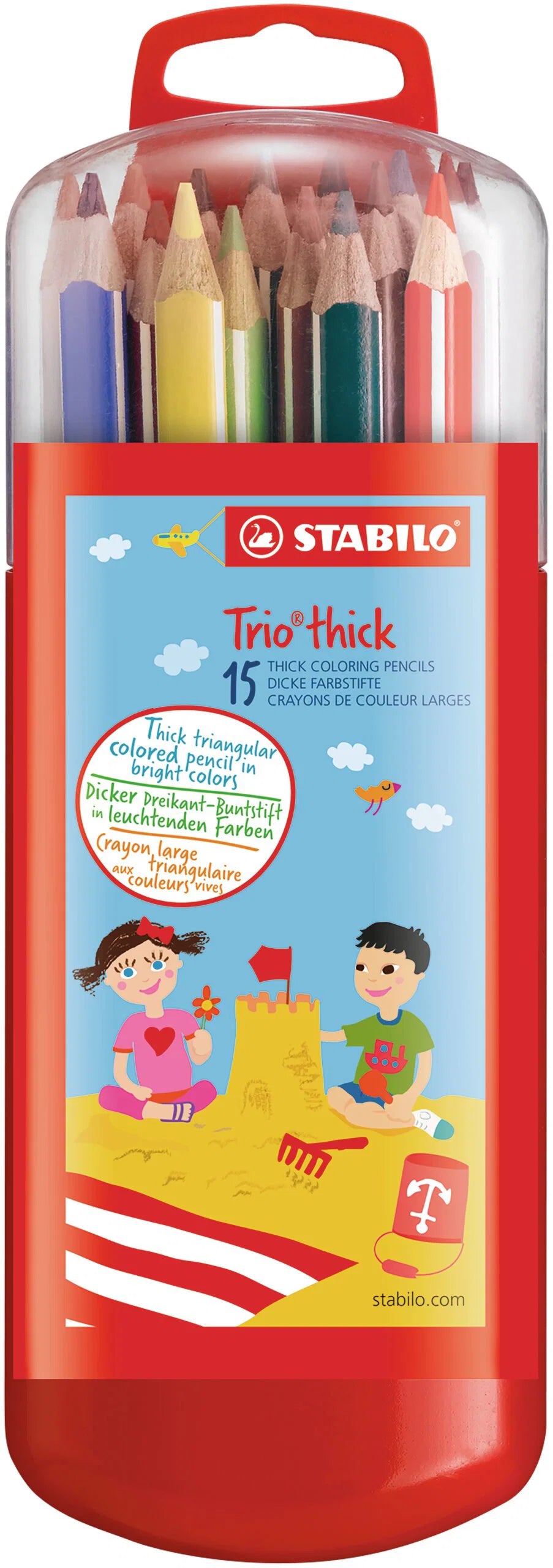 STABILO Trio thick - Matita Colorata MAXI Triangolare