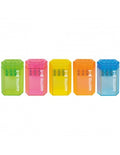 Temperamatite Giotto 3in1 con tre fori, 5 colori assortiti